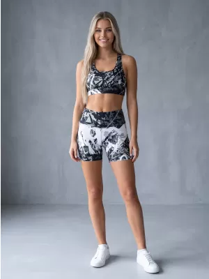 Ženske kratke premium pajkice ALTISPORT VOJ/ALW018LEG03 ČRNO-BELO