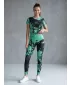 Ženske dolge premium pajkice ALTISPORT VOJ/ALW012LEG01 ČRNA/TURKIZNA