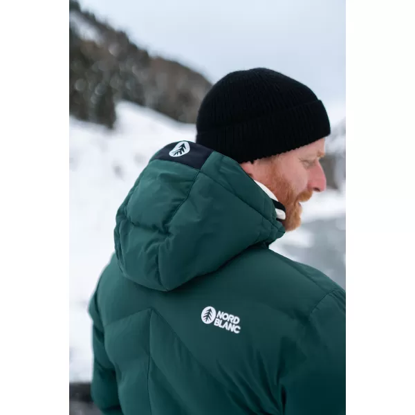  Moška zimska jakna NORDBLANC BRILLIANCY NBWJM7926 TEMNO ZELENA 