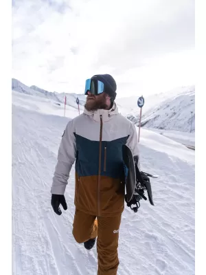 Moška smučarska jakna NORDBLANC NIVAL NBWJM7923 MODRA