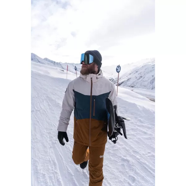  Moška smučarska jakna NORDBLANC NIVAL NBWJM7923 MODRA 