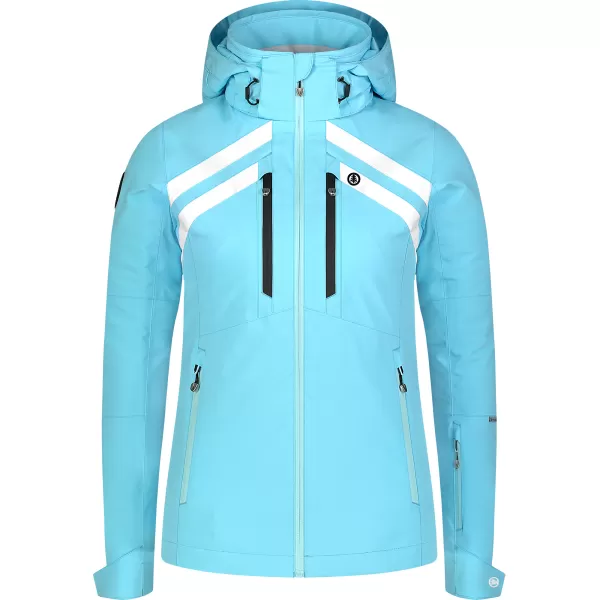  Ženska smučarska jakna NORDBLANC CREVASSE NBWJL7932 SVETLO MODRA 
