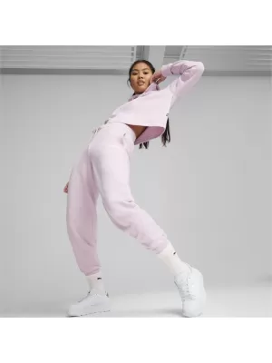 Ženske hlače PUMA ESS+ SMALL LOGO HW PANTS TR 678744-60 VIJOLIČNA