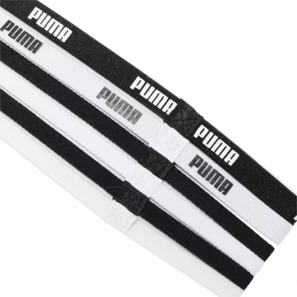  Ženski naglavni trak PUMA AT SPORTBANDS (6PCS) 053452-09 ČRNA 