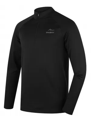 Moška termo majica HUSKY TROMI ZIP M ČRNA
