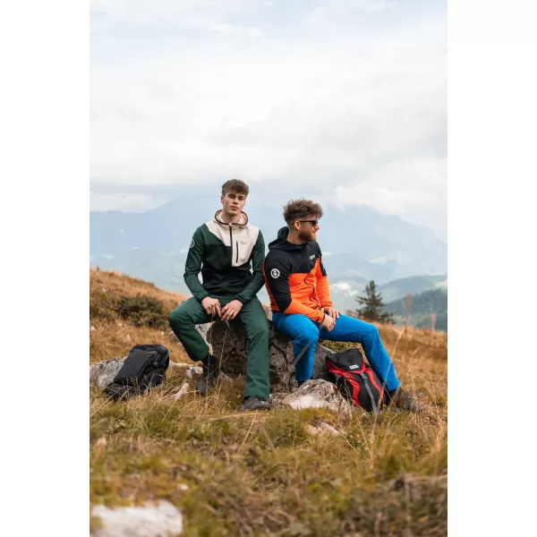  Moške nepremočljive športne hlače NORDBLANC ZESTILY NBFPM7960 TEMNO ZELENA 