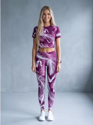 Ženske dolge premium pajkice ALTISPORT VOJ/ALW001LEG01 FUKSIJA