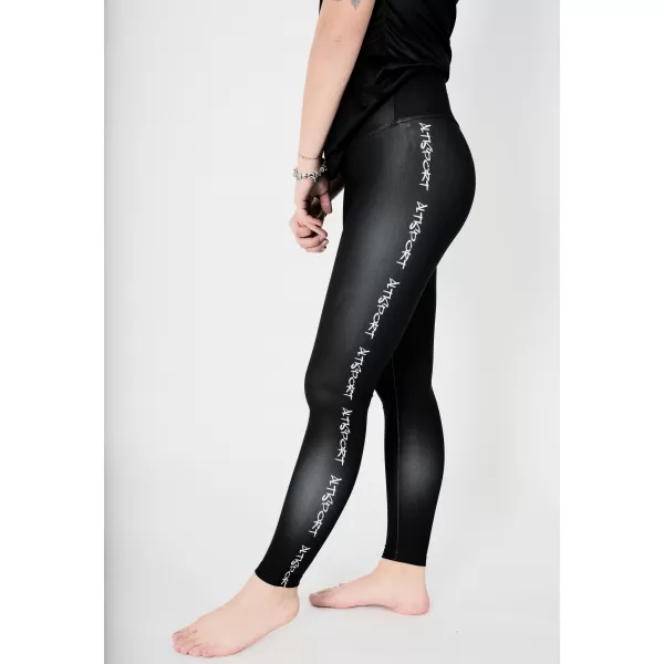  Ženske dolge premium pajkice ALTISPORT VOJ/ALW021LEG01 ČRNA 