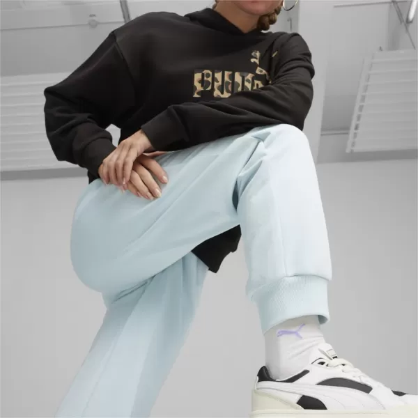  Ženske hlače PUMA ESS+ SMALL LOGO HW PANTS TR 678744-22 MODRA 