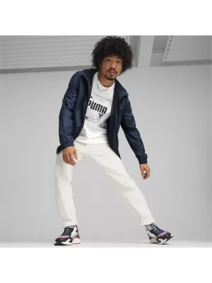 Moška vetrovka PUMA ESS SOLID WINDBREAKER 847484-14 MODRA