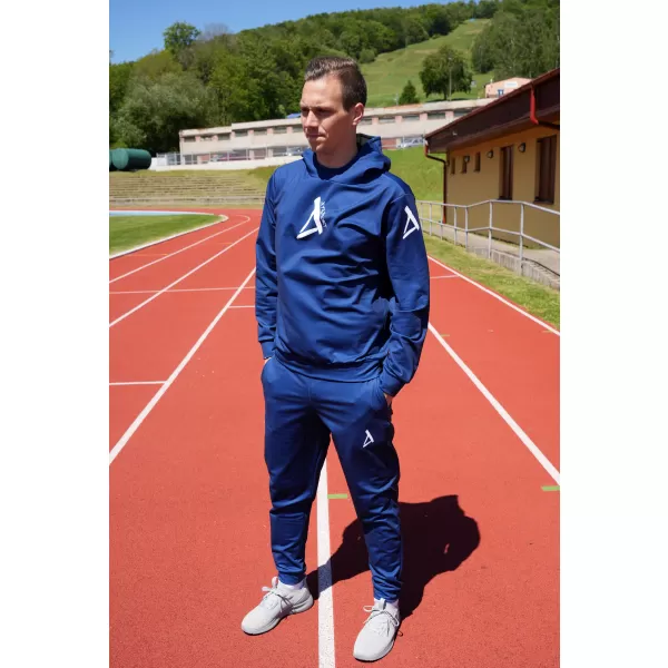  Unisex premium funkcionalne trenirke ALTISPORT VOJ/ALM013TEP01 MORNARSKO MODRA 
