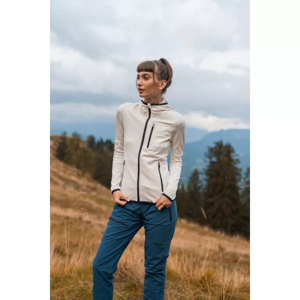  Ženske nepremočljive zunanje hlače NORDBLANC PEACEFUL NBFPL7961 MODRA 