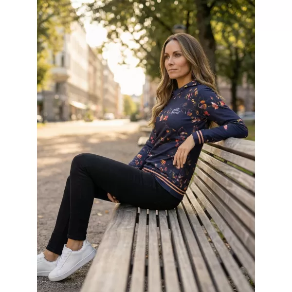  Ženski premium pulover ALTISPORT VOJ/ALW024MI01 TEMNO MODRA 