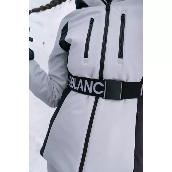  Ženska softshell smučarska jakna NORDBLANC APRES-SKI NBWJL7928 BELA 