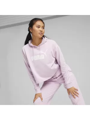Ženski pulover PUMA ESS CROPPED LOGO HOODIE TR 586870-60 ROZA