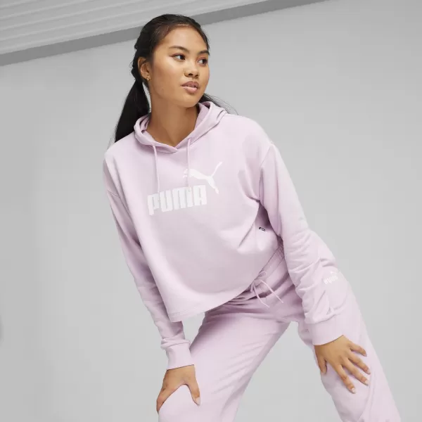  Ženski pulover PUMA ESS CROPPED LOGO HOODIE TR 586870-60 ROZA 