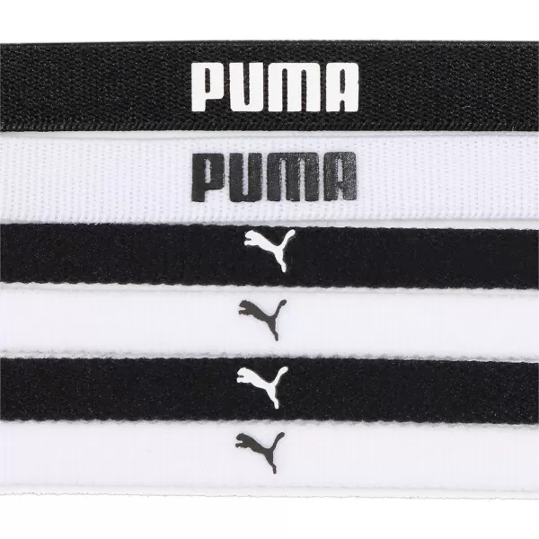  Ženski naglavni trak PUMA AT SPORTBANDS (6PCS) 053452-09 ČRNA 