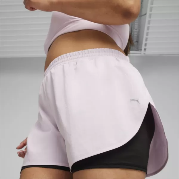  Ženske kratke hlače PUMA RUN FAV WOVEN 2IN1 SHORT W 523181-60 ČRNA 