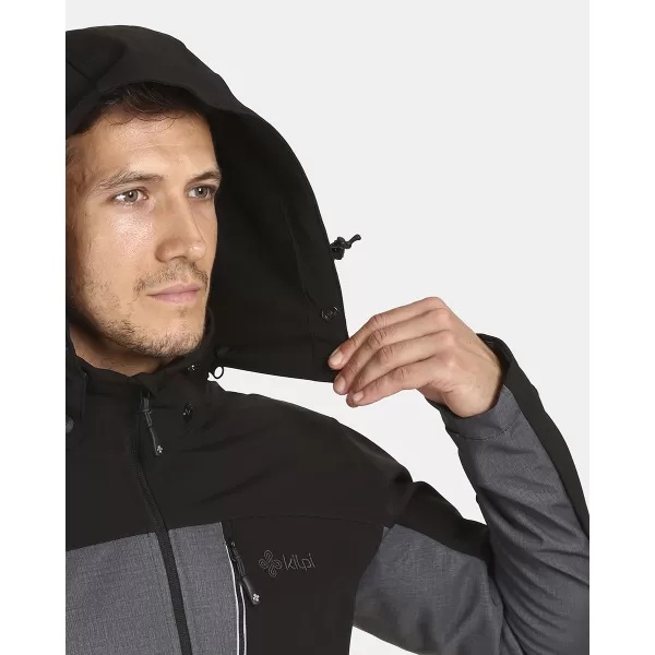 Moška softshell jakna KILPI RAVIO-M UM0126KI TEMNO SIVA 