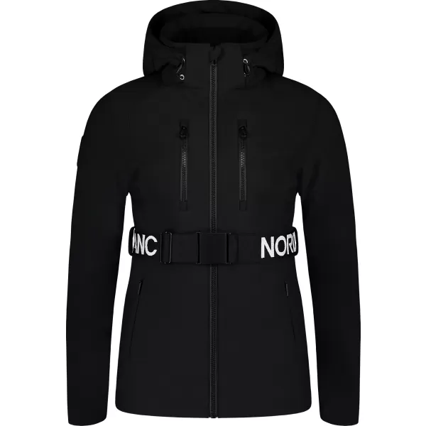  Ženska softshell smučarska jakna NORDBLANC APRES-SKI NBWJL7928 ČRNA 