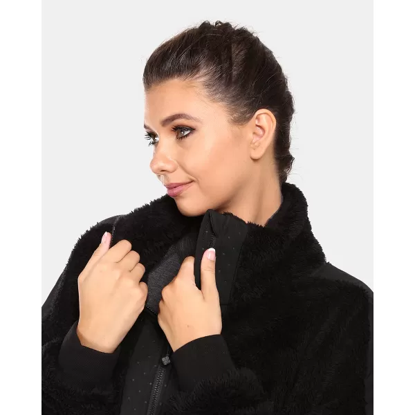  Topel ženski pulover KILPI LIVAE-W UL0214KI ČRNA 