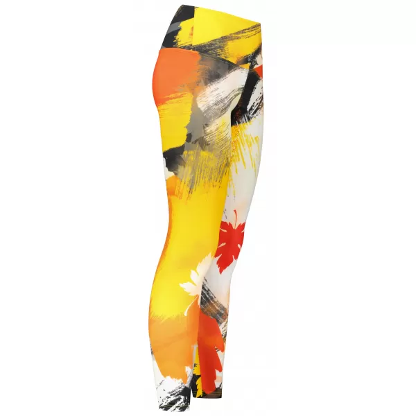  Ženske dolge premium pajkice ALTISPORT VOJ/ALW019LEG01 ORANŽNA 