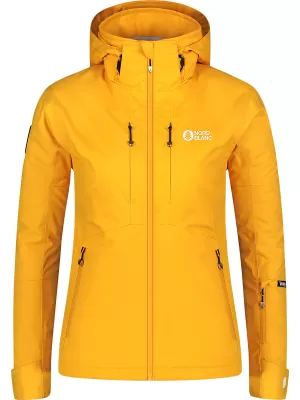 Ženska smučarska jakna NORDBLANC ZENITH NBWJL7929 JANTAR