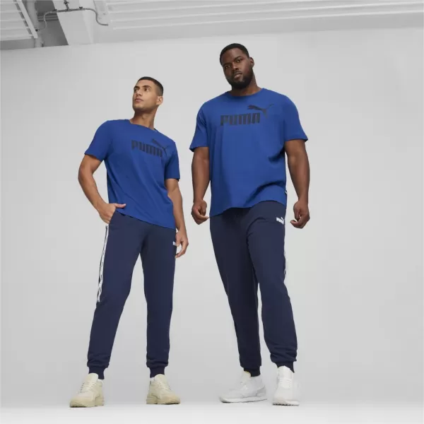  Moška majica s kratkimi rokavi PUMA ESS LOGO TEE 586667-59 MODRA 