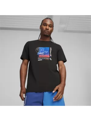 Moška majica s kratkimi rokavi PUMA BMW MMS CAR GRAPHIC TEE 2 624158-01 ČRNA
