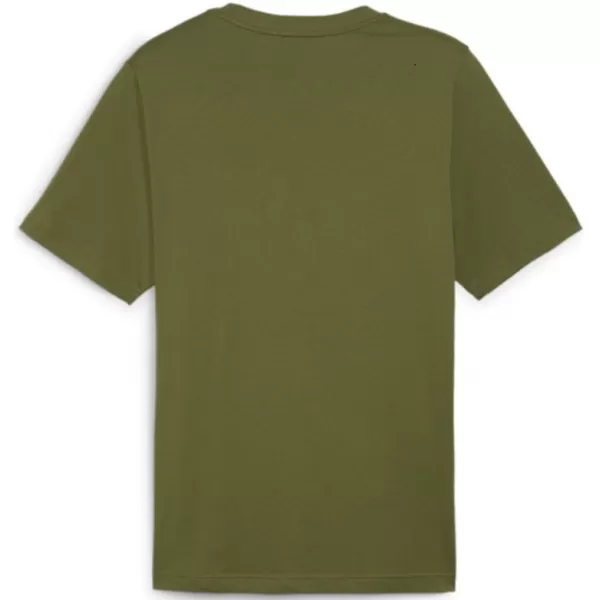  Moška majica s kratkimi rokavi PUMA ESS+ 2 COL SMALL LOGO TEE 674470-33 ZELENA 