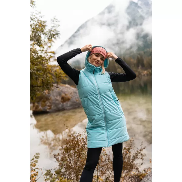  Ženski zimski telovnik NORDBLANC SWEET NBWJL7946 SVETLO MODRA 