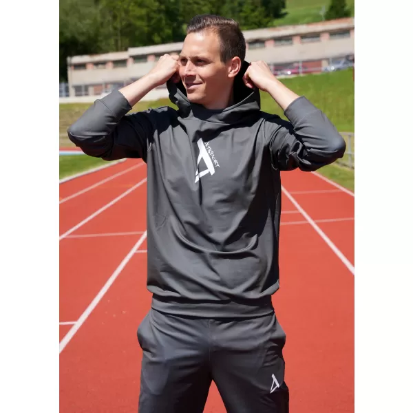  Moški vrhunski funkcionalni pulover ALTISPORT VOJ/ALM013MI01 SIVA 