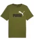 Moška majica s kratkimi rokavi PUMA ESS+ 2 COL LOGO TEE 586759-35 ZELENA