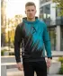 Moški vrhunski funkcionalni pulover ALTISPORT VOJ/ALM006MI01 ČRNA/KEROZIN