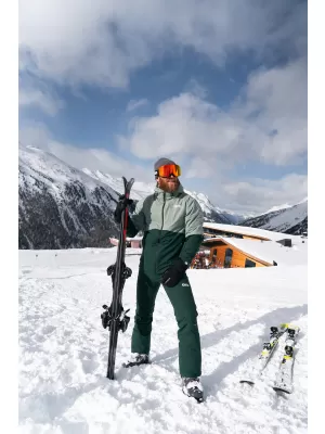 Moške smučarske hlače NORDBLANC ONWARD NBWP7936 TEMNO ZELENA