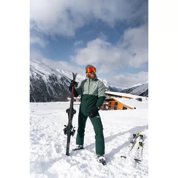  Moške smučarske hlače NORDBLANC ONWARD NBWP7936 TEMNO ZELENA 