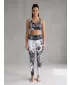 Ženske dolge premium pajkice ALTISPORT VOJ/ALW018LEG01 ČRNO-BELO