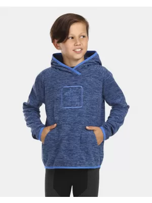 Flis pulover za fante KILPI FLOND-JB UJ0207KI TEMNO MODRA