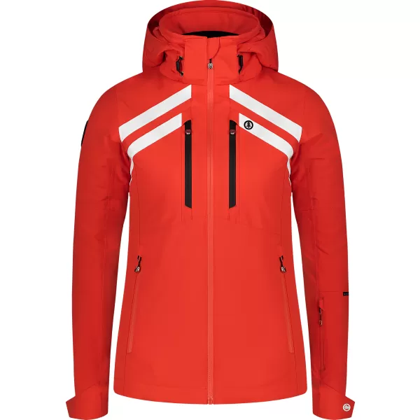  Ženska smučarska jakna NORDBLANC CREVASSE NBWJL7932 ORANŽNO ČRNILO 
