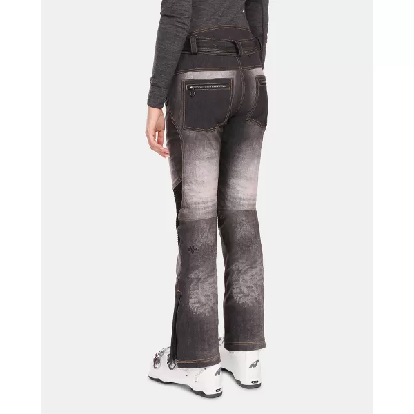  Ženske softshell smučarske hlače KILPI JEANSO-W UL0409KI ČRNA 