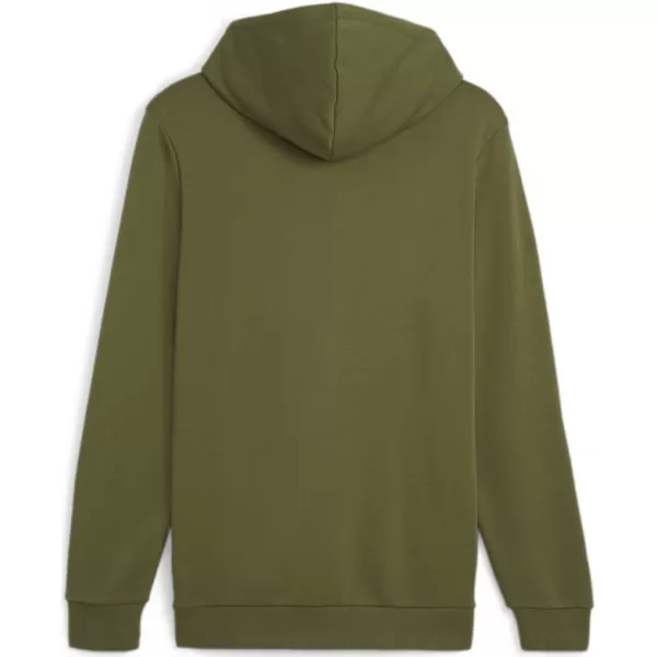  Moški pulover PUMA ESS+ 2 COL BIG LOGO HOODIE 586765-35 ZELENA 