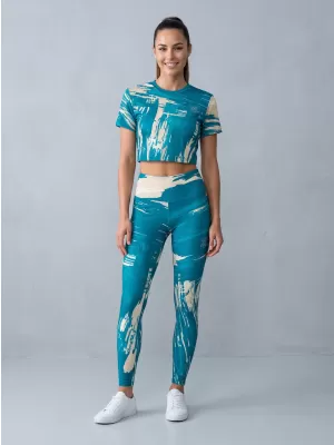 Ženske dolge premium pajkice ALTISPORT VOJ/ALW010LEG01 KEROZIN/RJAVA
