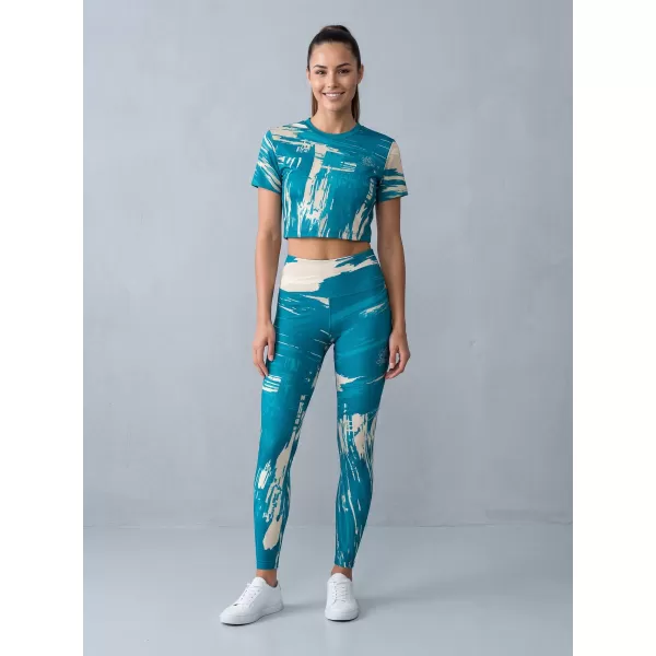  Ženske dolge premium pajkice ALTISPORT VOJ/ALW010LEG01 KEROZIN/RJAVA 