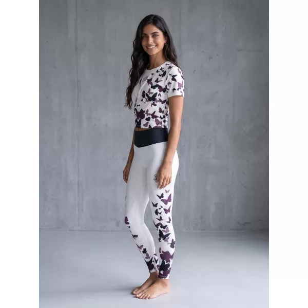  Ženske dolge premium pajkice ALTISPORT VOJ/ALW022LEG01 BELA 