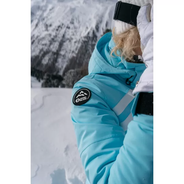  Ženska smučarska jakna NORDBLANC CREVASSE NBWJL7932 SVETLO MODRA 