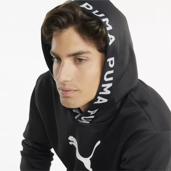  Moški pulover PUMA TRAIN PWR FLEECE HOODIE 520893-01 ČRNA 