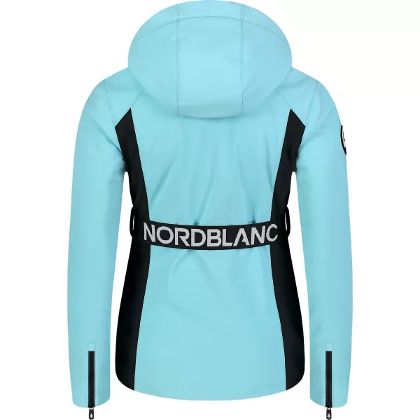  Ženska softshell smučarska jakna NORDBLANC APRES-SKI NBWJL7928 SVETLO MODRA 