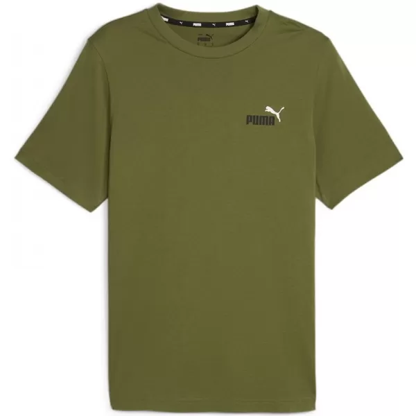  Moška majica s kratkimi rokavi PUMA ESS+ 2 COL SMALL LOGO TEE 674470-33 ZELENA 
