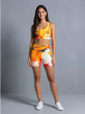 Ženske kratke premium pajkice ALTISPORT VOJ/ALW019LEG03 ORANŽNA