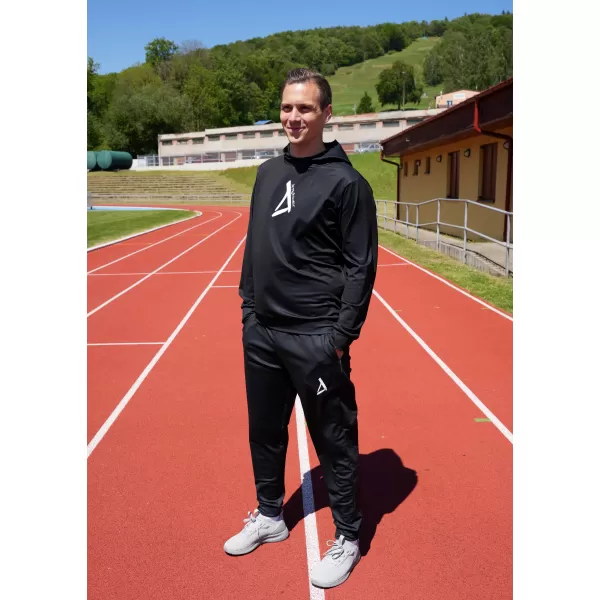  Unisex premium funkcionalne trenirke ALTISPORT VOJ/ALM013TEP01 ČRNA 